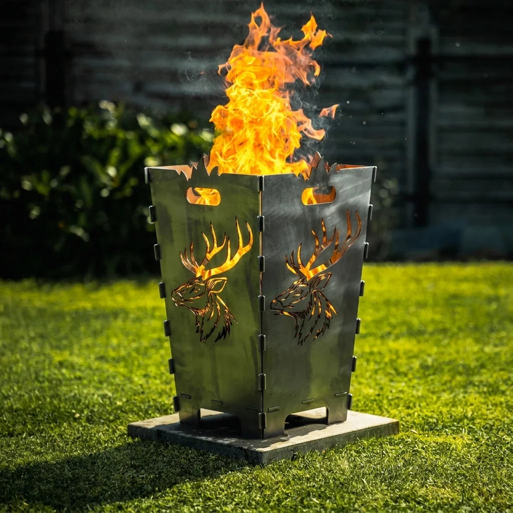 Steck-Feuertonne Hirsch