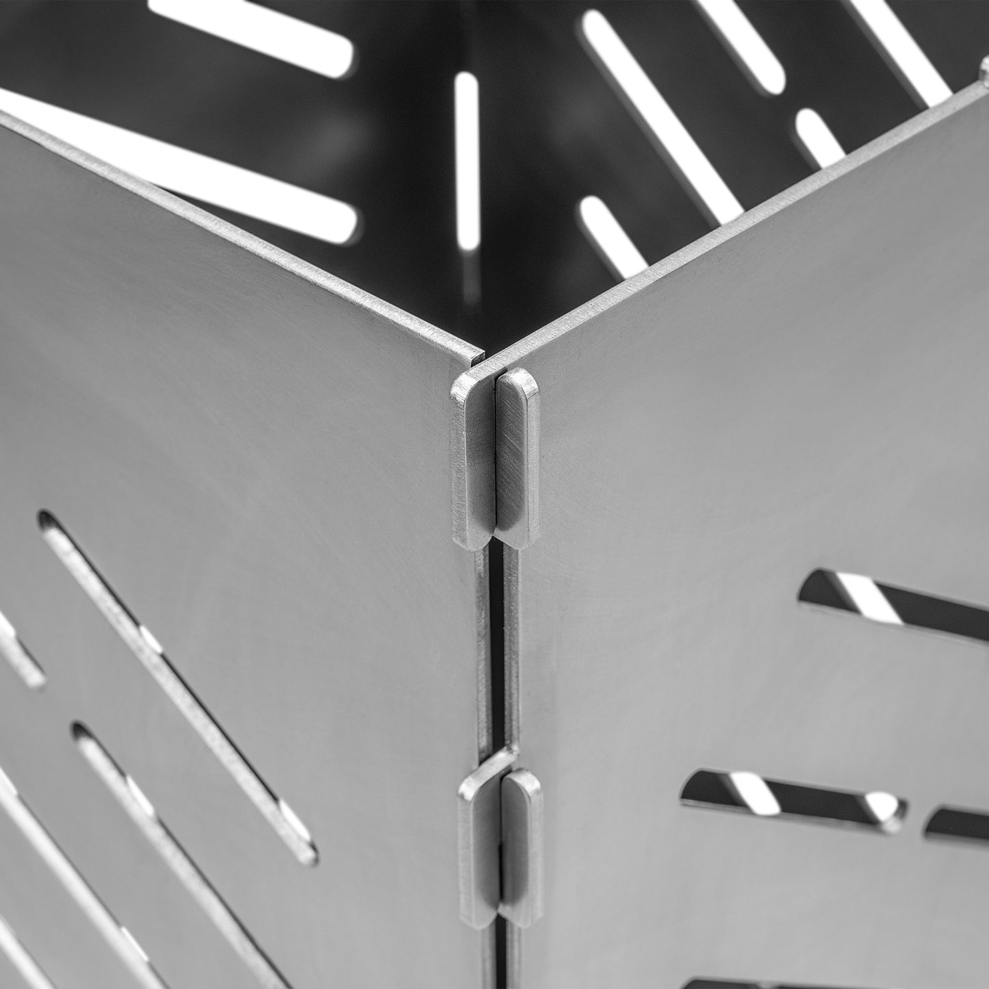 Steck-Feuertonne Streifen diagonal