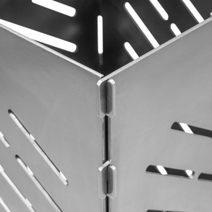 Steck-Feuertonne Streifen diagonal