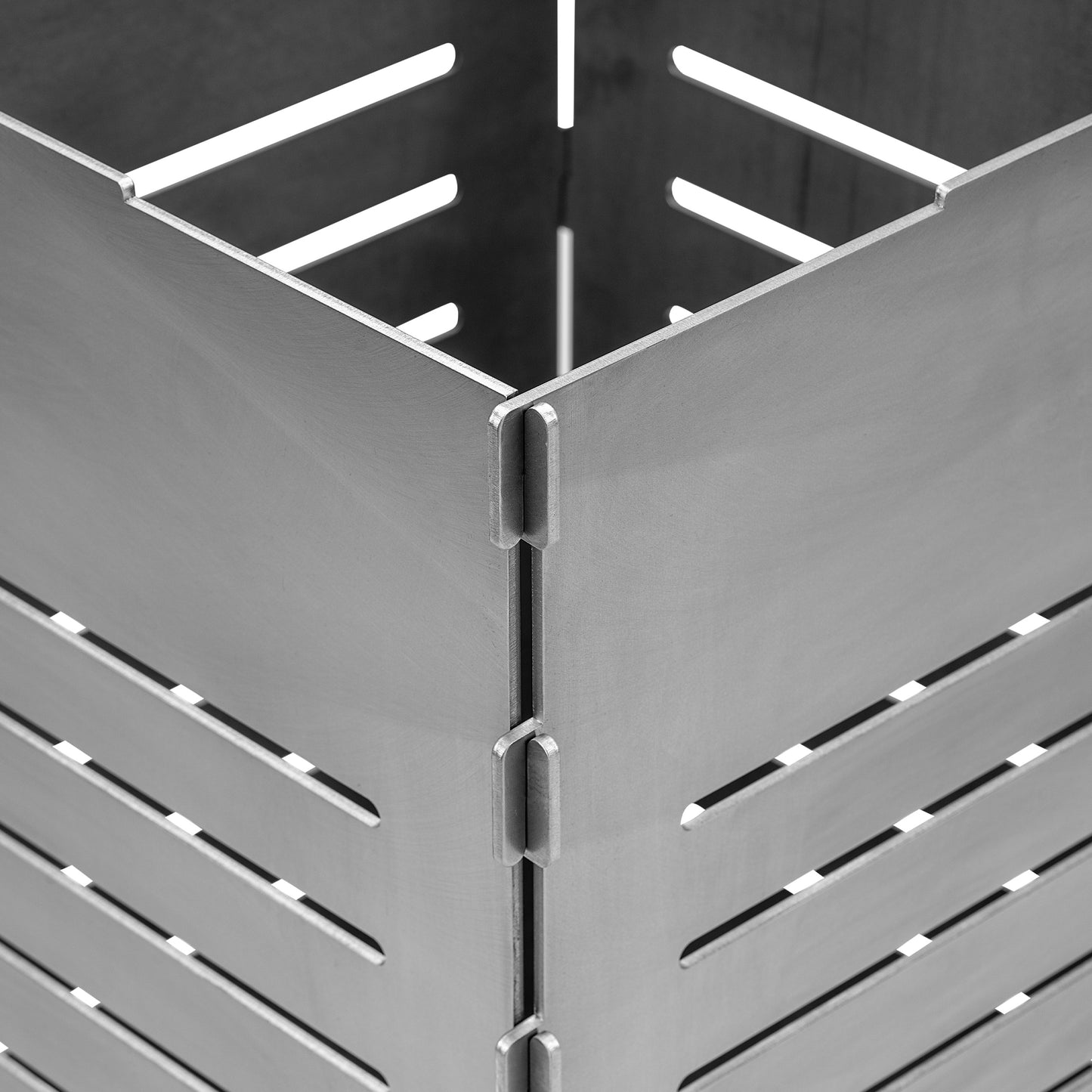 Steck-Feuertonne Streifen horizontal