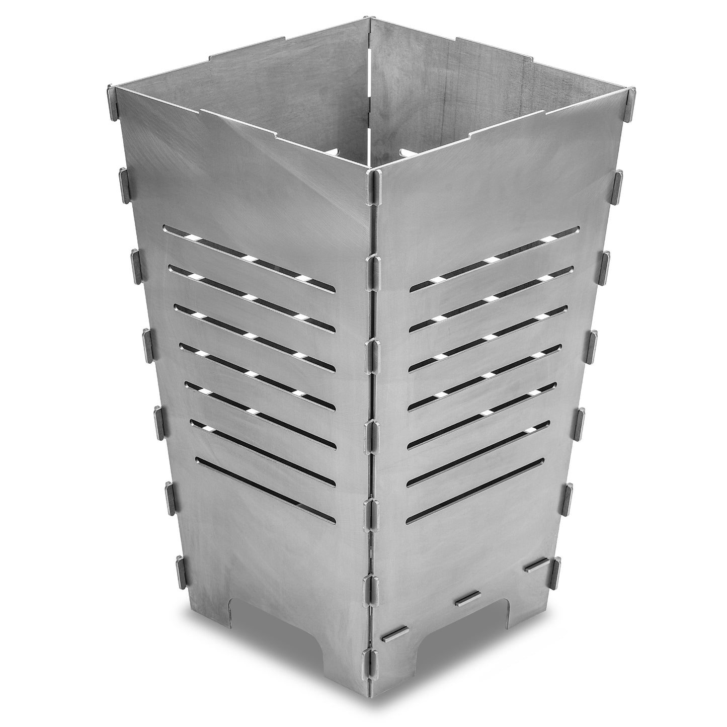 Steck-Feuertonne Streifen horizontal